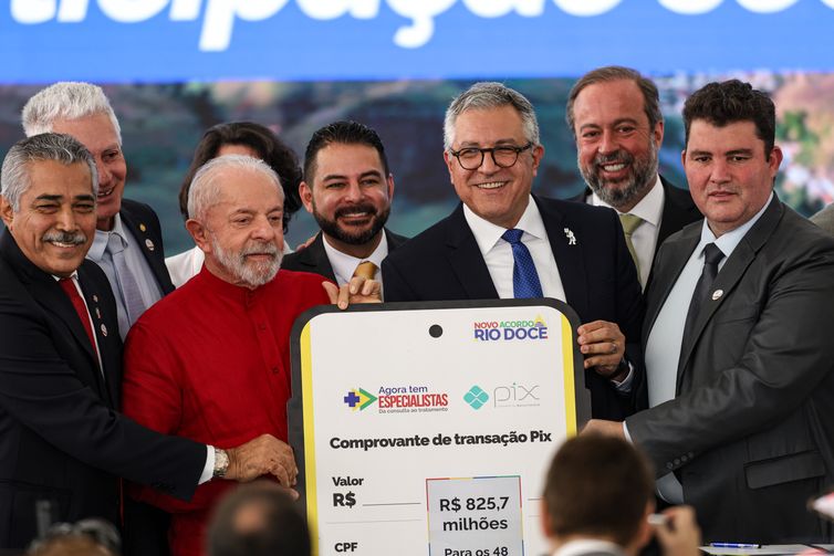 Brasília (DF), 26/09/2025 - O presidente Luiz Inácio Lula da Silva durante cerimônia de posse do Conselho Federal de Participação Social da Bacia do Rio Doce e Litoral Norte Capixaba (CFPS Rio Doce), e anúncios relacionados à área da saúde no âmbito do Novo Acordo do Rio Doce. Foto: Marcelo Camargo/Agência Brasil