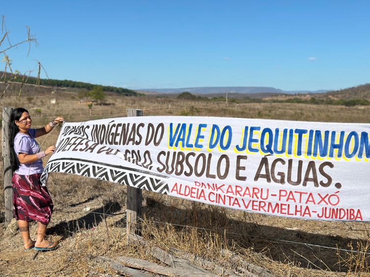 São Paulo (SP), 03/10/2025 – Uakyrê Pankararu-Pataxó na Terra Indígena Cinta Vermelha de Jundiba.Foto:  Igor Vinagre/Instituto Por Elas/Divulgação