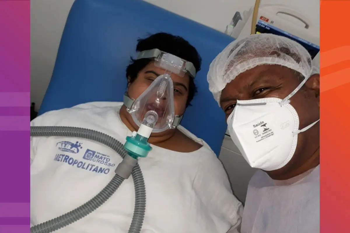 Hélio acompanhou Janaina durante a internação por Covid-19, período que considera um dos mais difíceis da paternidade. - Foto: Hélio Silva