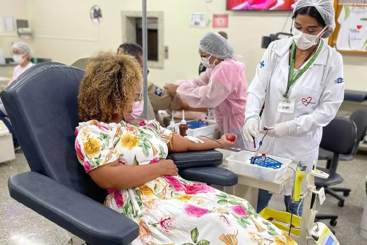 A doação de sangue é um ato voluntário que pode ajudar a salvar até quatro pessoas. (Foto: Secom/ Governo MT)