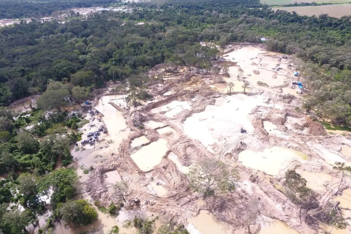 Garimpos na Terra Indígena Sararé (Foto: reprodução)