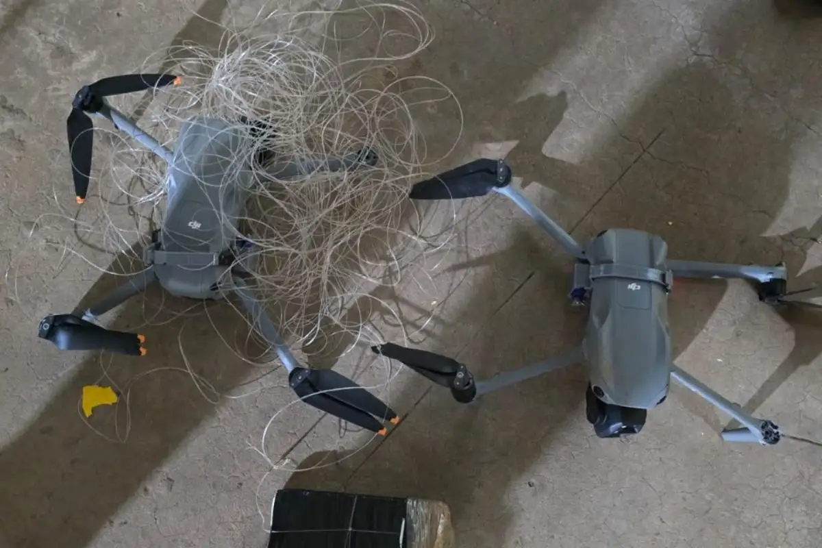 Drones foram capturados por agentes penais (Foto: Agepen)