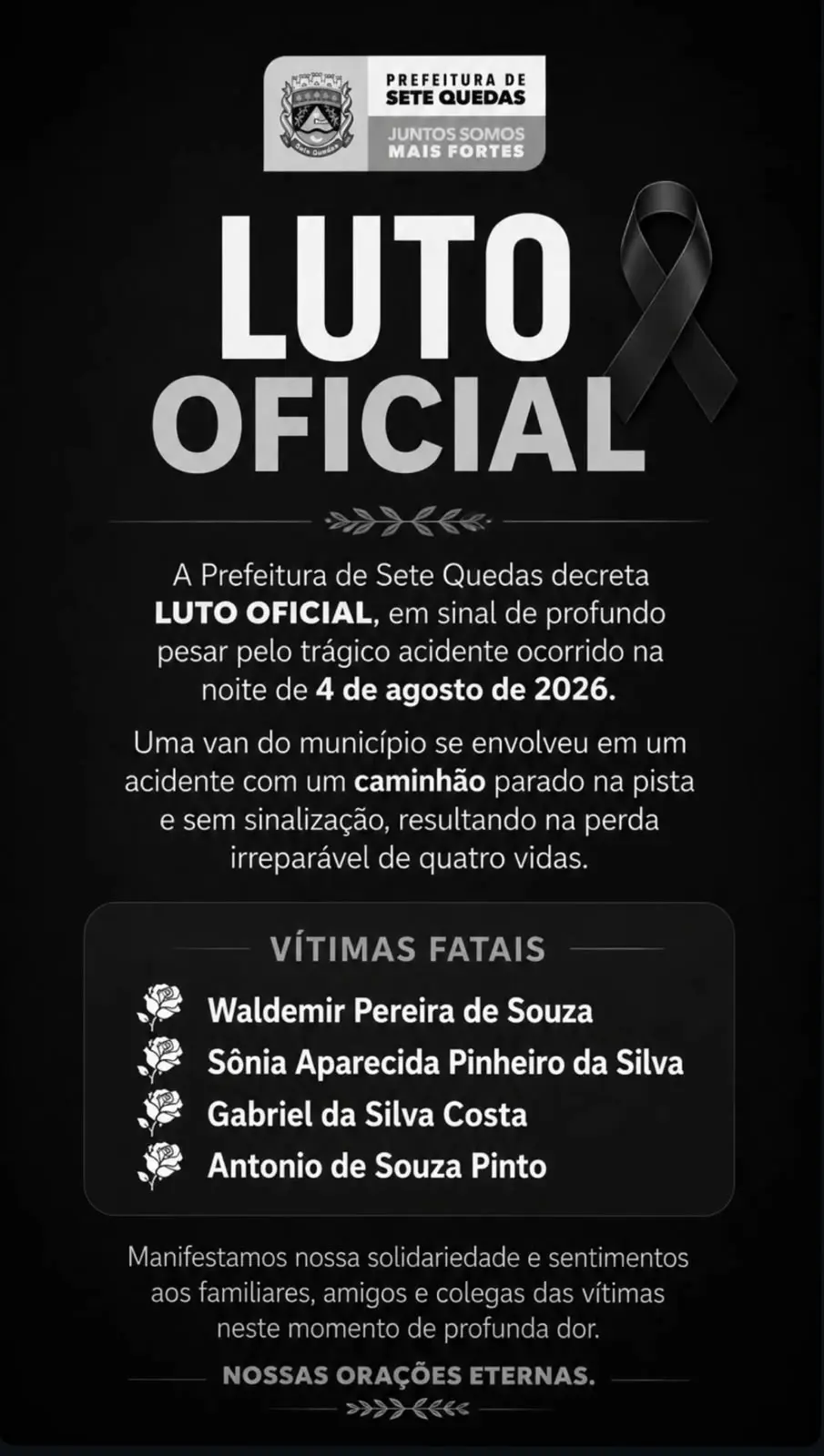luto prefeitura