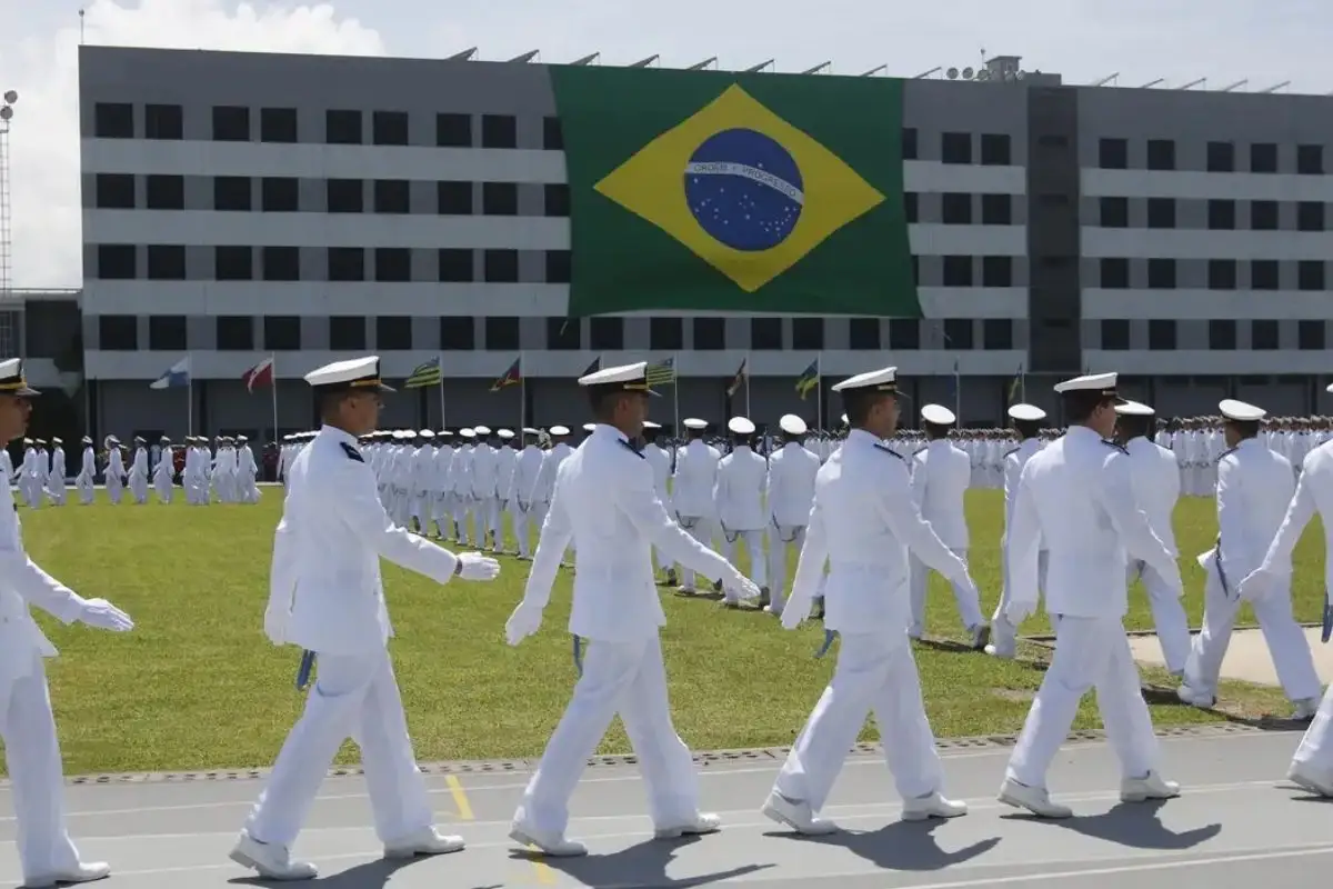 Militares da Marinha do Brasil. - fuzileiro naval concurso (Foto: Fernando Frazão/Agência Brasil)