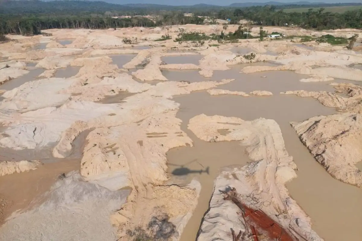 garimpo ilegal na Terra Indígena Sararé, em Mato Grosso.