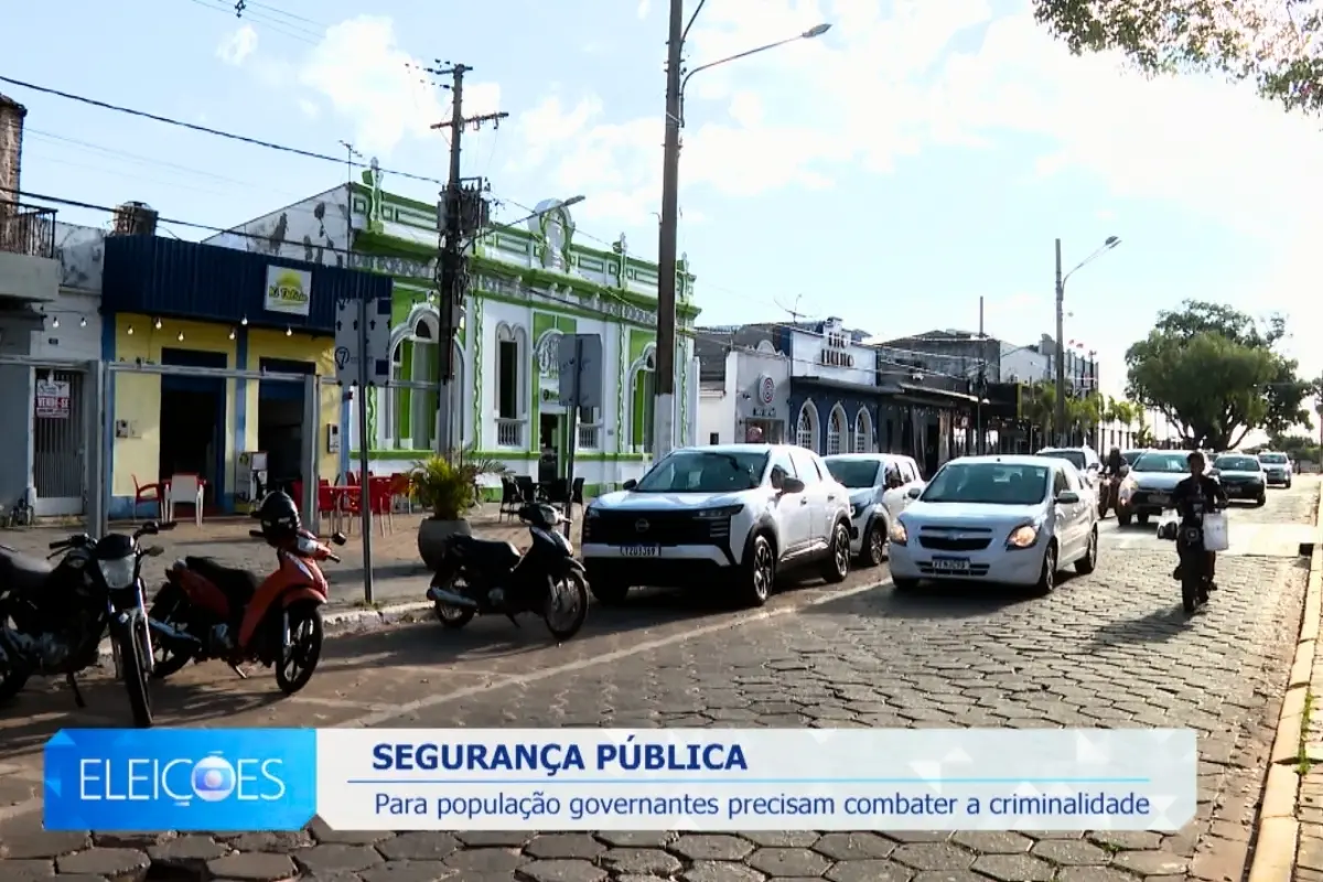 Domínio de facções na fronteira e falta de emprego estão entre preocupações de eleitores em Cáceres. - Foto: TV Centro América