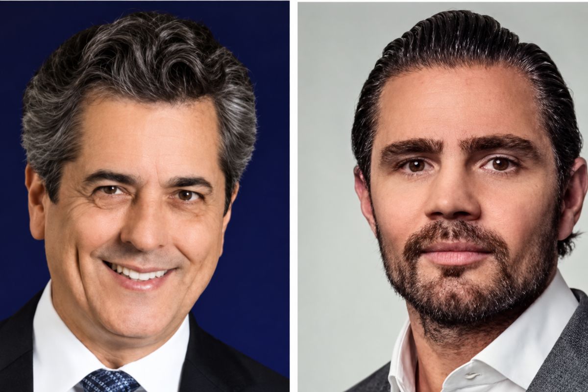 Antônio Carlos Freixo Júnior e Daniel Vorcaro — Foto: Reprodução
