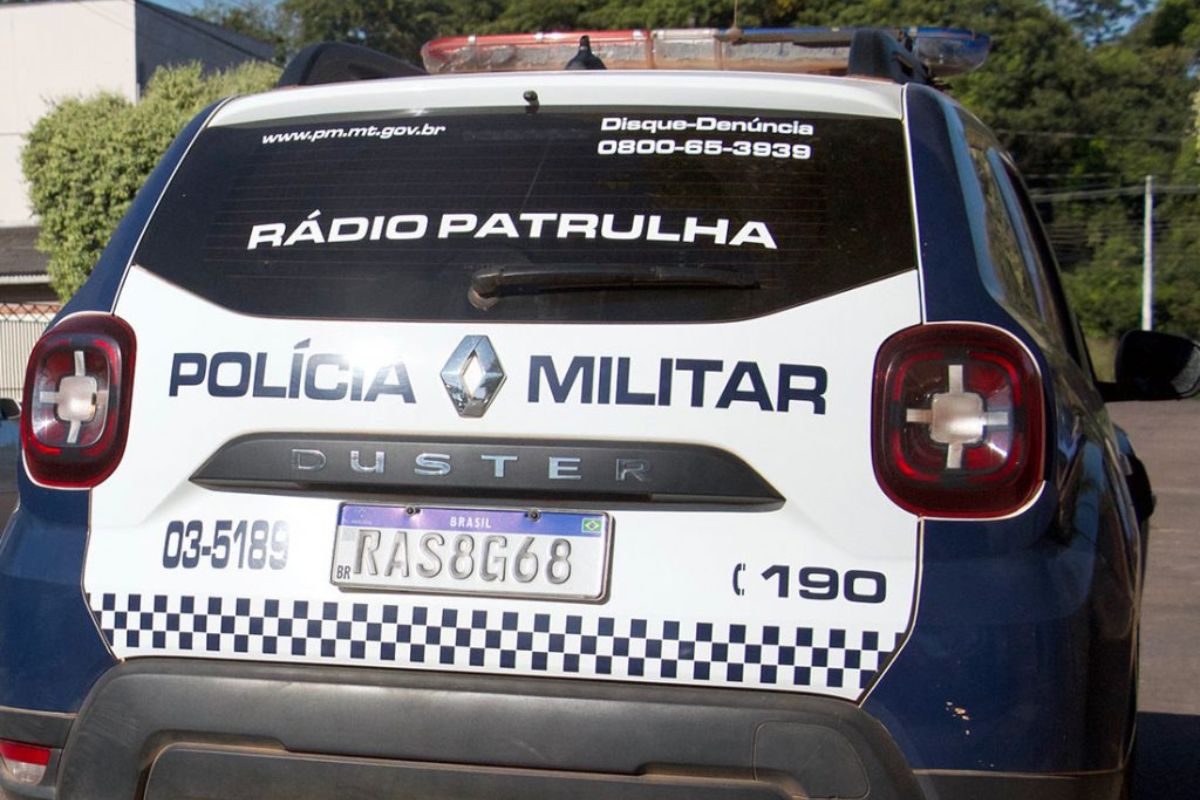 Família é vítima de roubo e sequestro em Várzea Grande; bebê também é levado. (Foto: PM-MT)