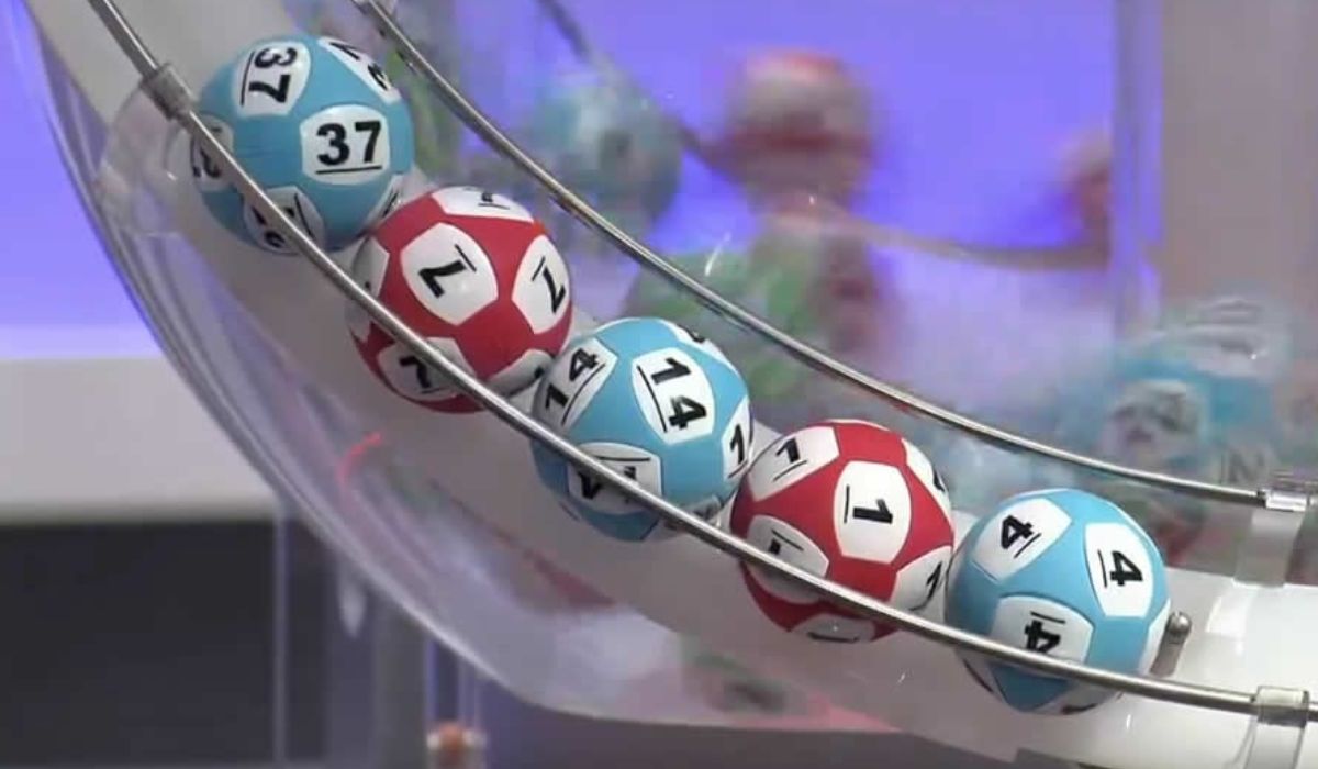 Sorteio de números na loteria 