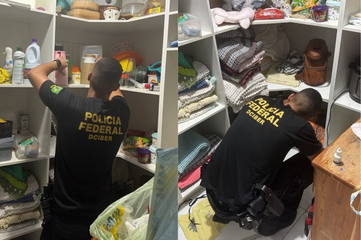 Agentes da Polícia Federal cumpriram cinco mandados de busca e apreensão em Figueirópolis d’Oeste, em Mato Grosso. - Foto: PF