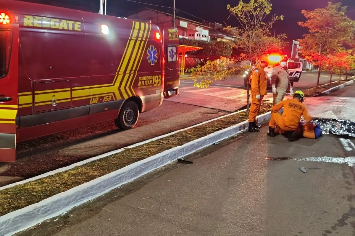 motorista que atropelou mulher caida na avenida 1