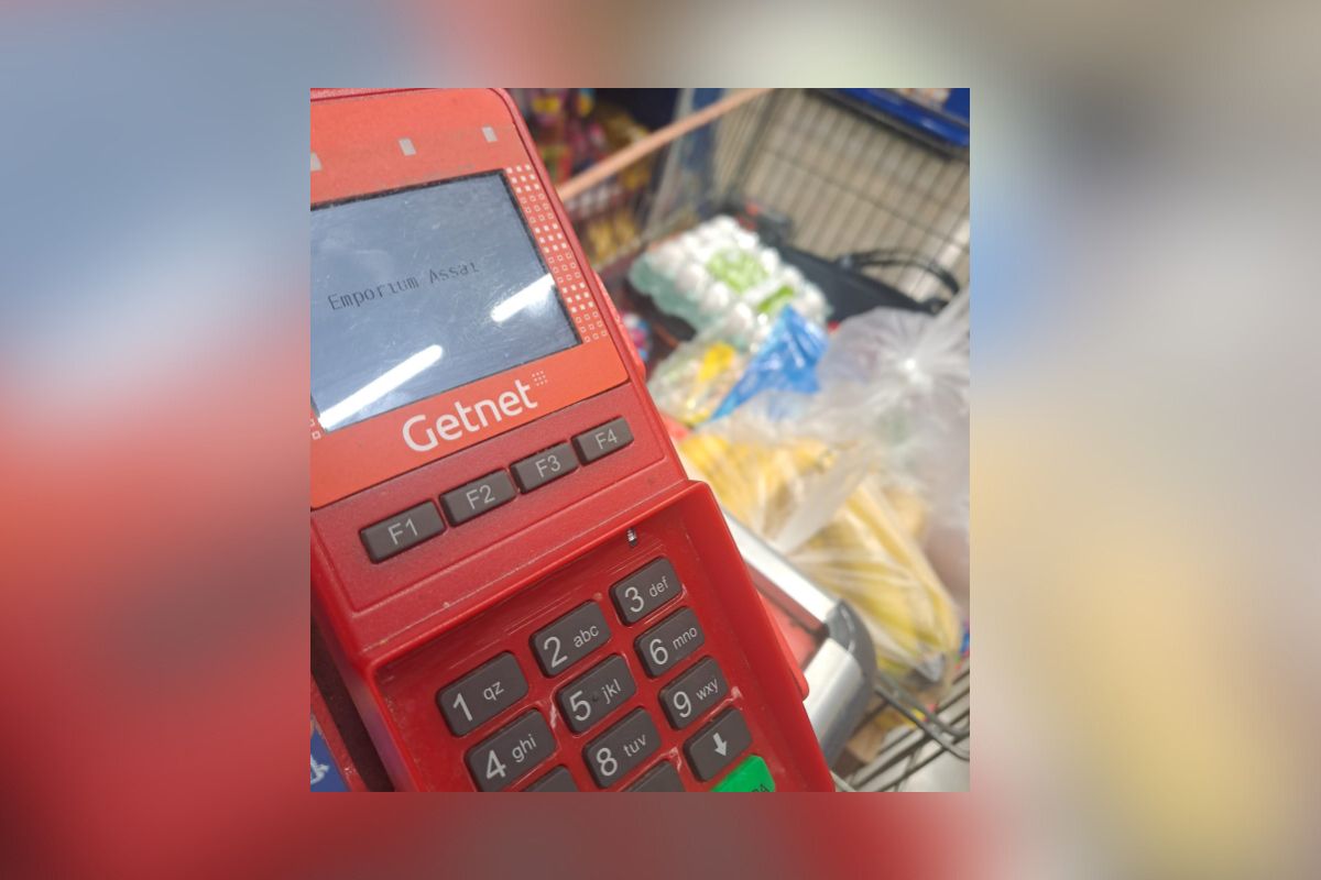 Máquina de cartão; Nota Premiada vai pagar R$ 25 mil, em MS (Foto: Jéssica Benitez)